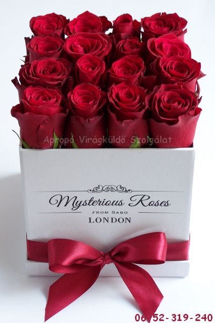 Vörös rózsa box 1. (16 szál) - Apropó Virágbolt Debrecen Vörös rózsa box 1. (16 szál) - Apropó Virágbolt Debrecen